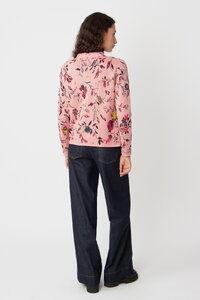 Jacquard Jacket, Floral Pattern