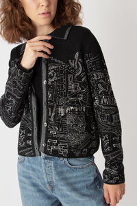 Jacquard Jacket, Favela Pattern