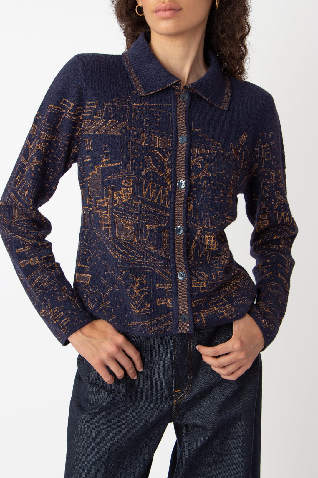 Jacquard Jacket, Favela Pattern