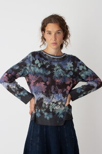 Jacquard Pullover, Camouflage Motiv