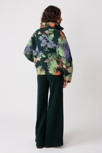 Jacquard Rollneck Jacket, Camouflage Pattern