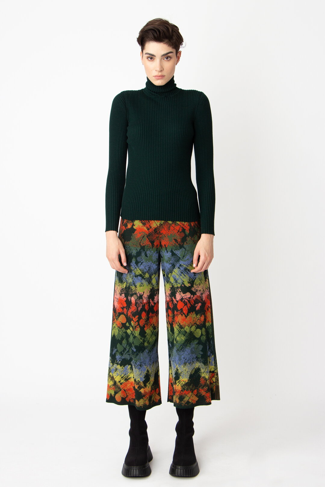 Jacquard Pants, Camouflage Pattern