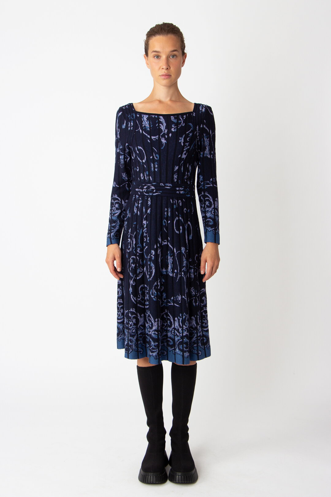 Jacquard Dress, Illumination Pattern