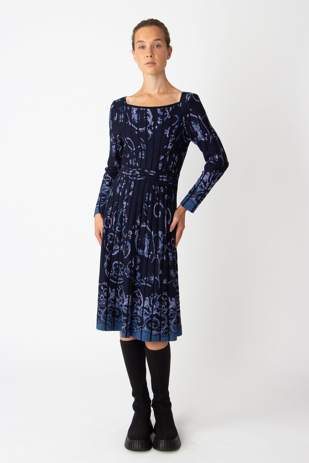 Jacquard-Kleid, Illuminationsmuster