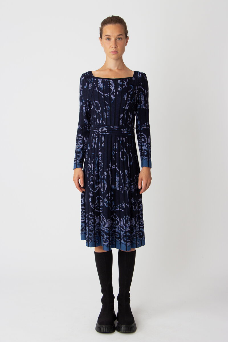 Jacquard Dress, Illumination Pattern