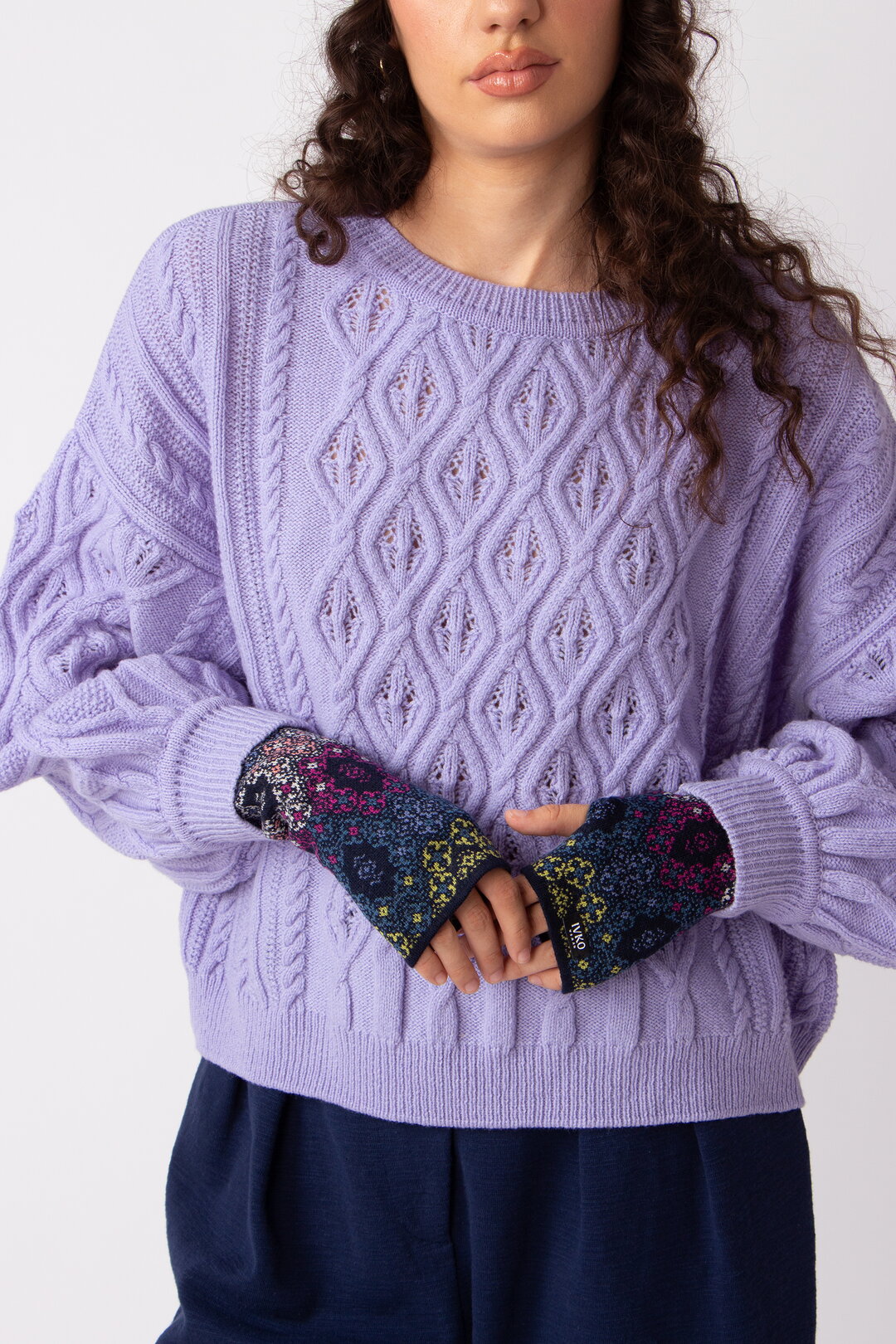 Wrist Warmers, Ornament Pattern