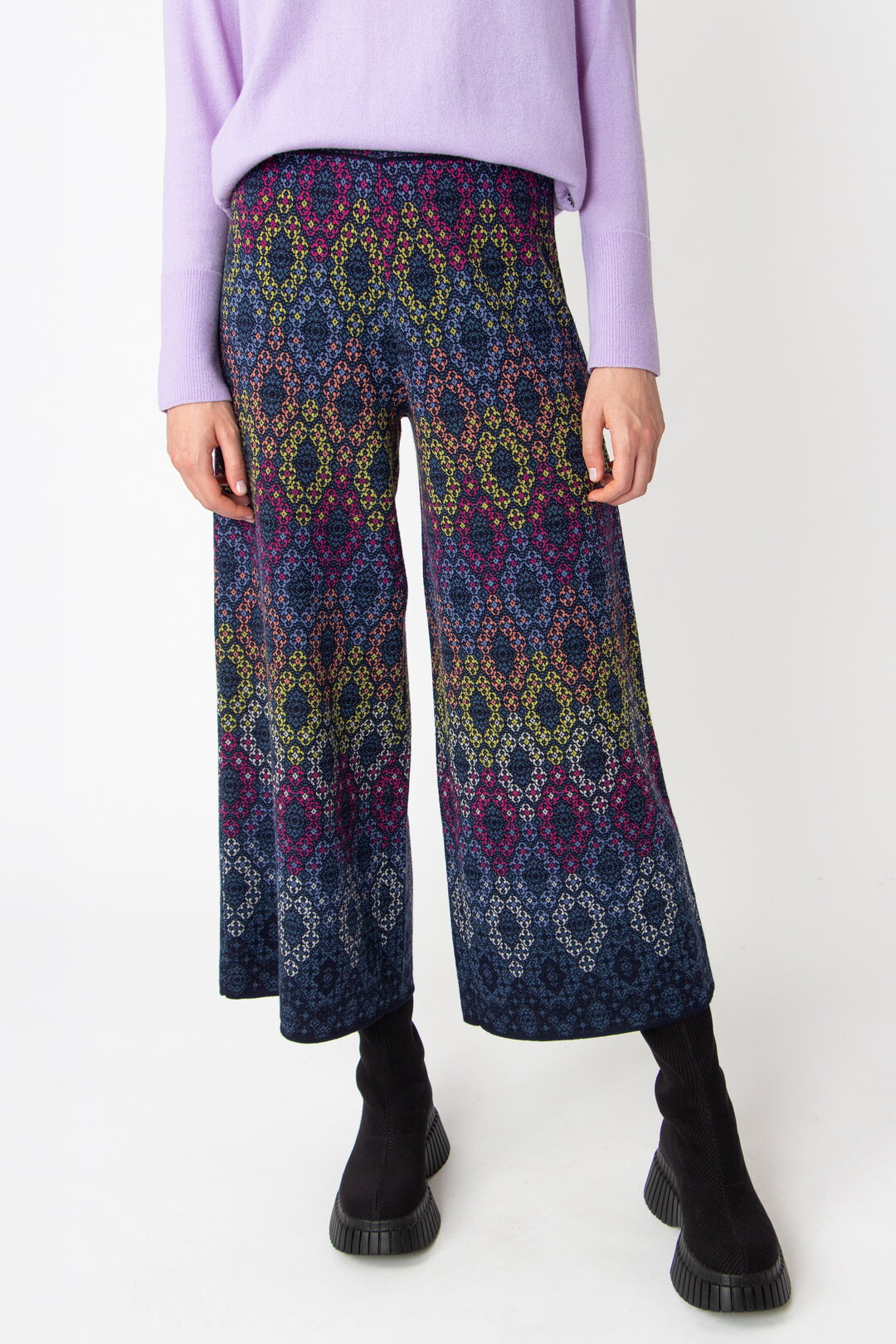 Jacquard Pants, Ornament Pattern