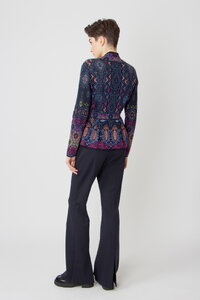 Jacquard-Jacke, Ornament Motiv