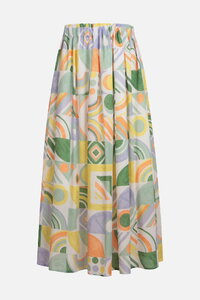 Printed Midi Skirt, Mix&Match Motif