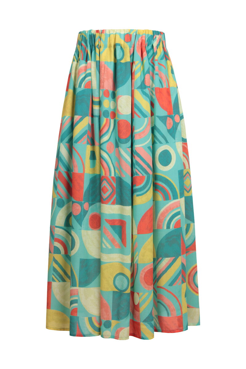 Printed Midi Skirt, Mix&Match Motif