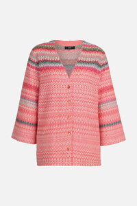 Strickjacke, Retro Crochet Motiv