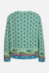 Jacquard Cardigan, Mix&Match Pattern