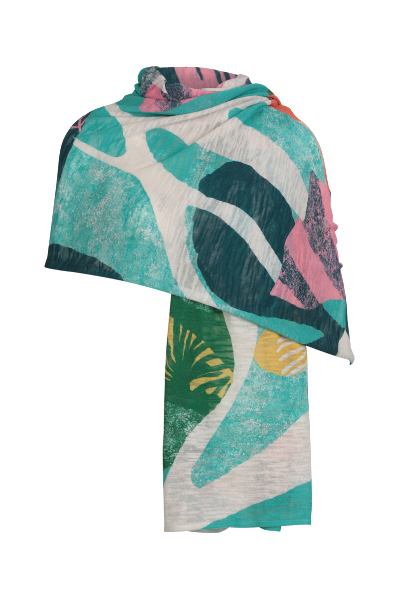 Bedrucktes Halstuch, Maximalist Tropics Motiv