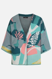 Gestrickter Strickjacke, Maximalist Tropics Motiv