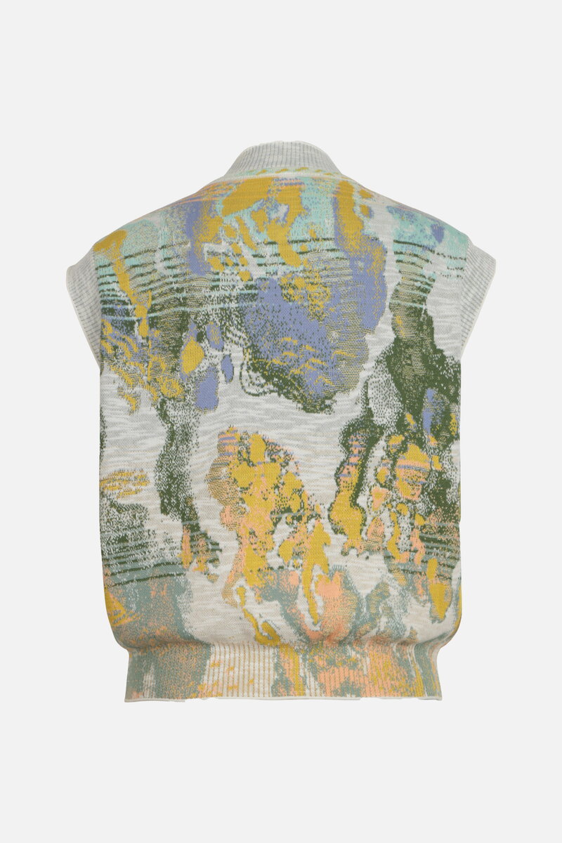 Sleeveless Jacket, Terrain Pattern
