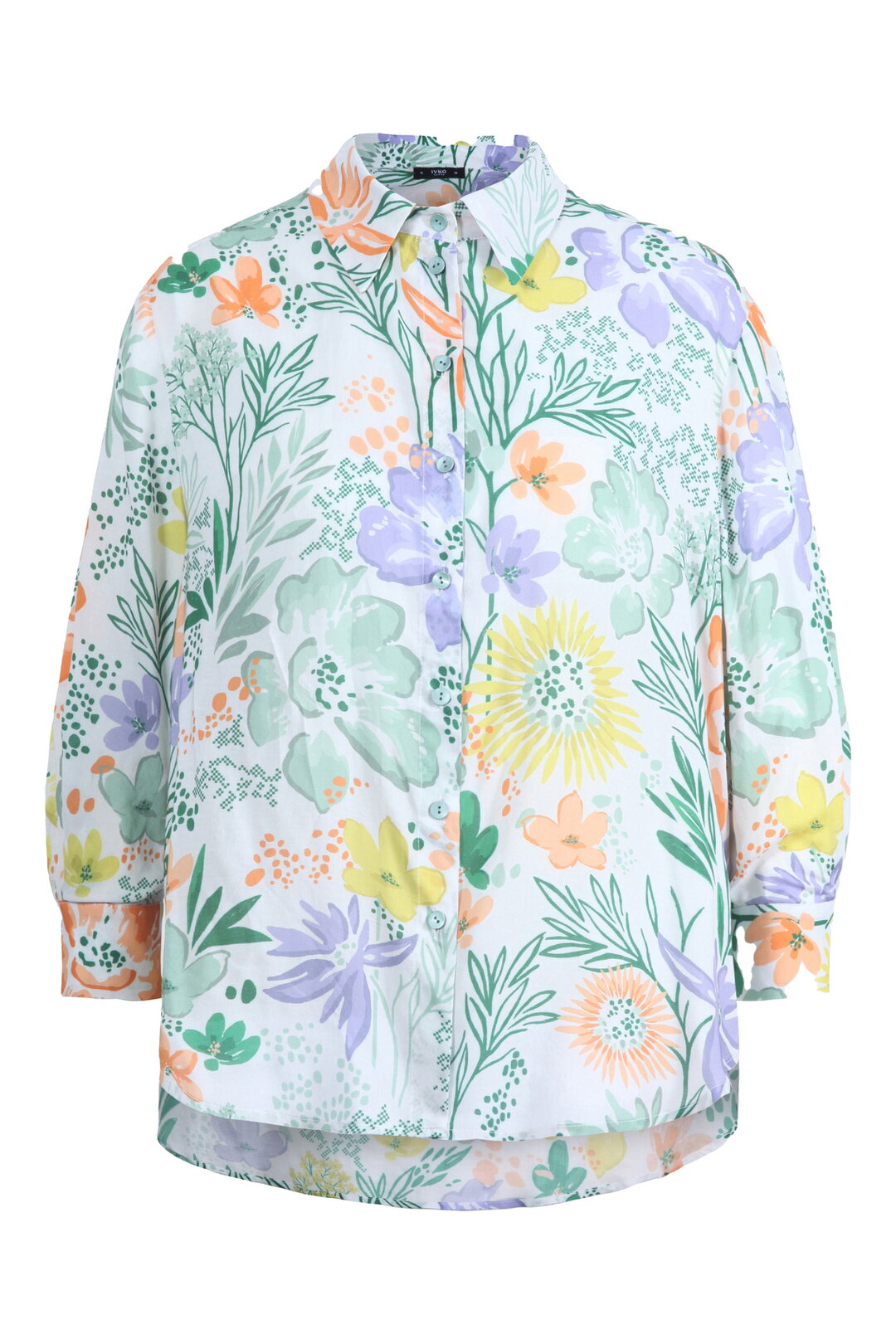 Printed Shirt, Floral Motif