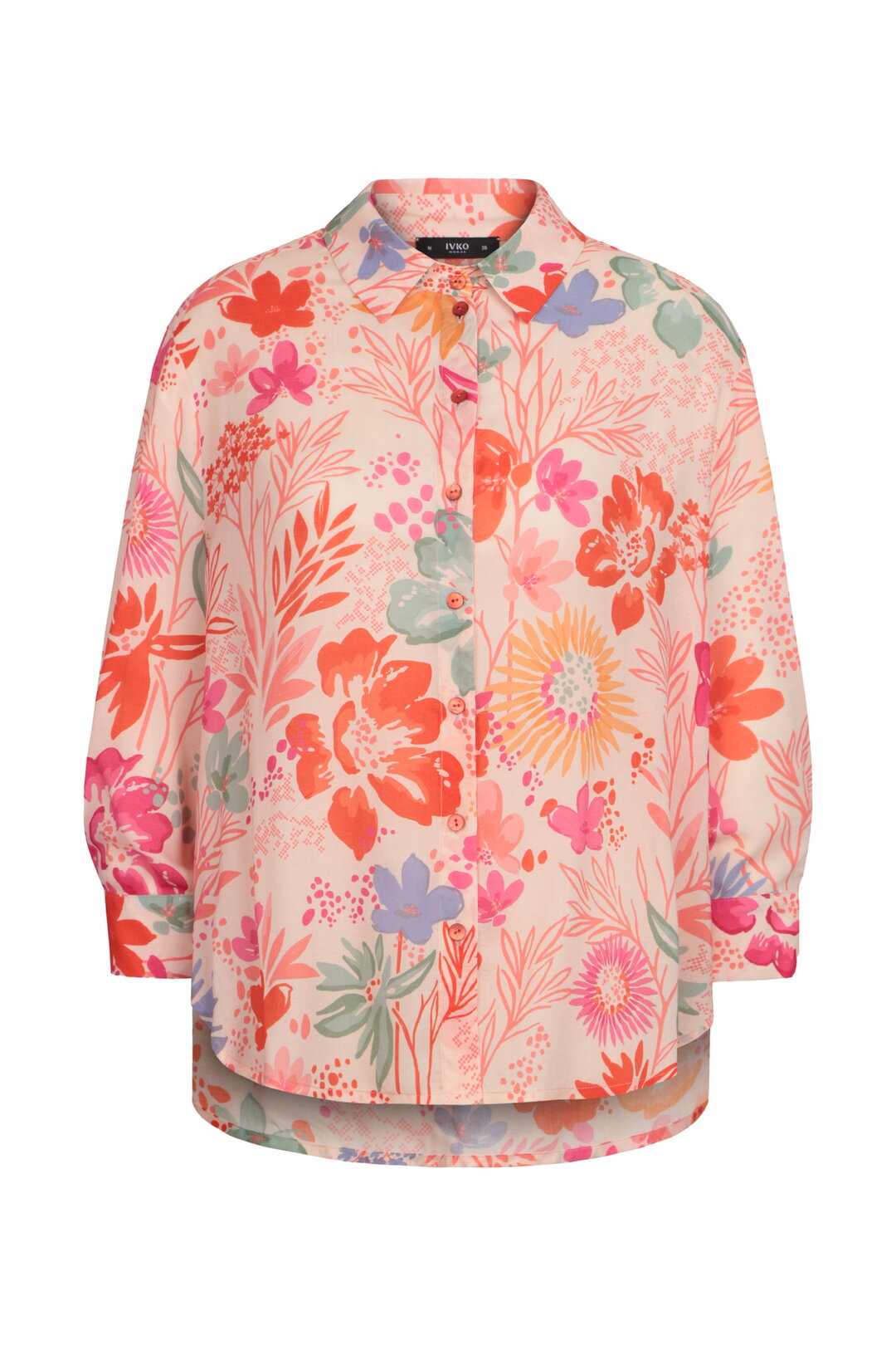 Printed Shirt, Floral Motif