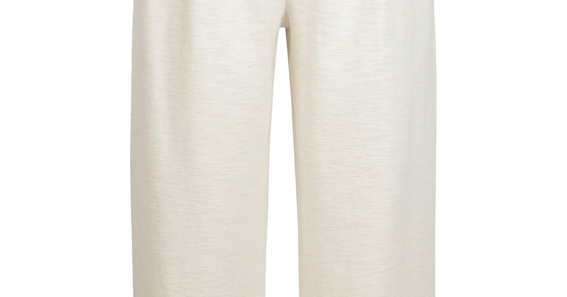 Pants, Structure Pattern - White - Pants - Ivko Woman
