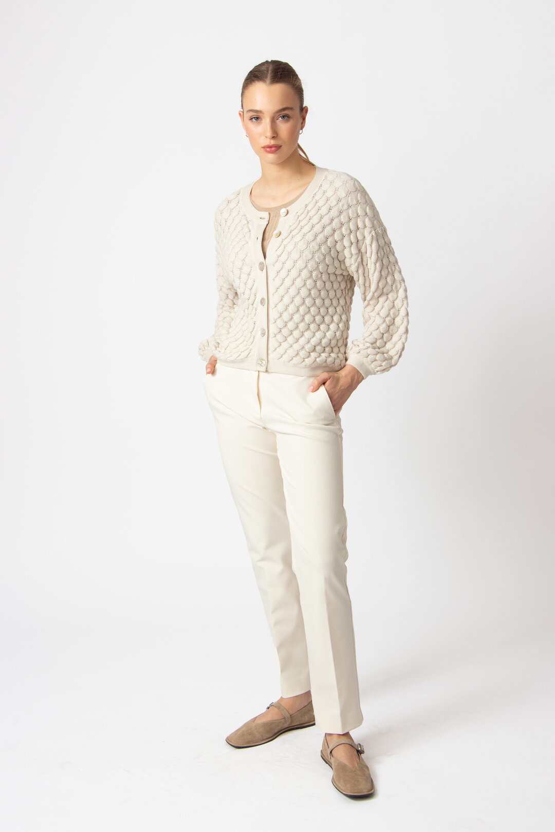 Solid Cardigan, Structure Pattern