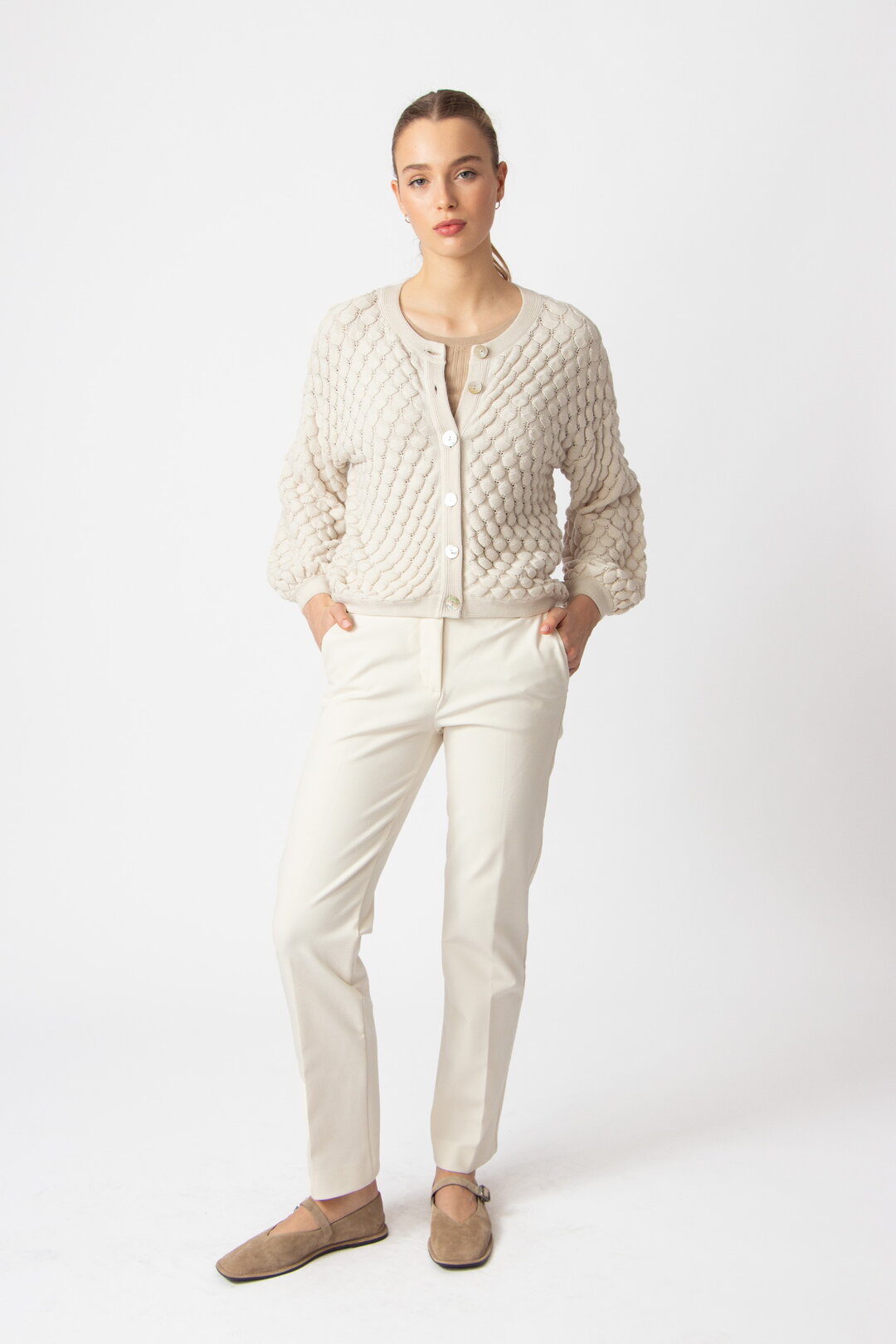 Solid Cardigan, Structure Pattern