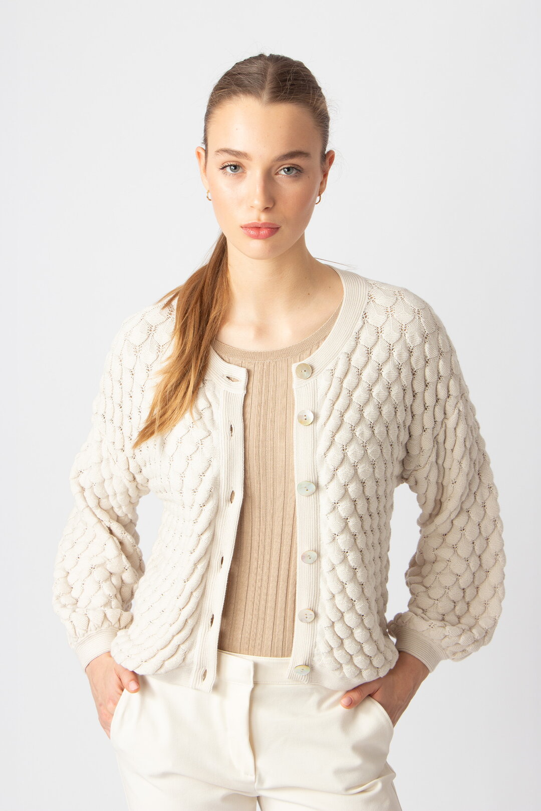 Solid Cardigan, Structure Pattern