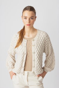 Unifarben Cardigan, Struktur Motiv