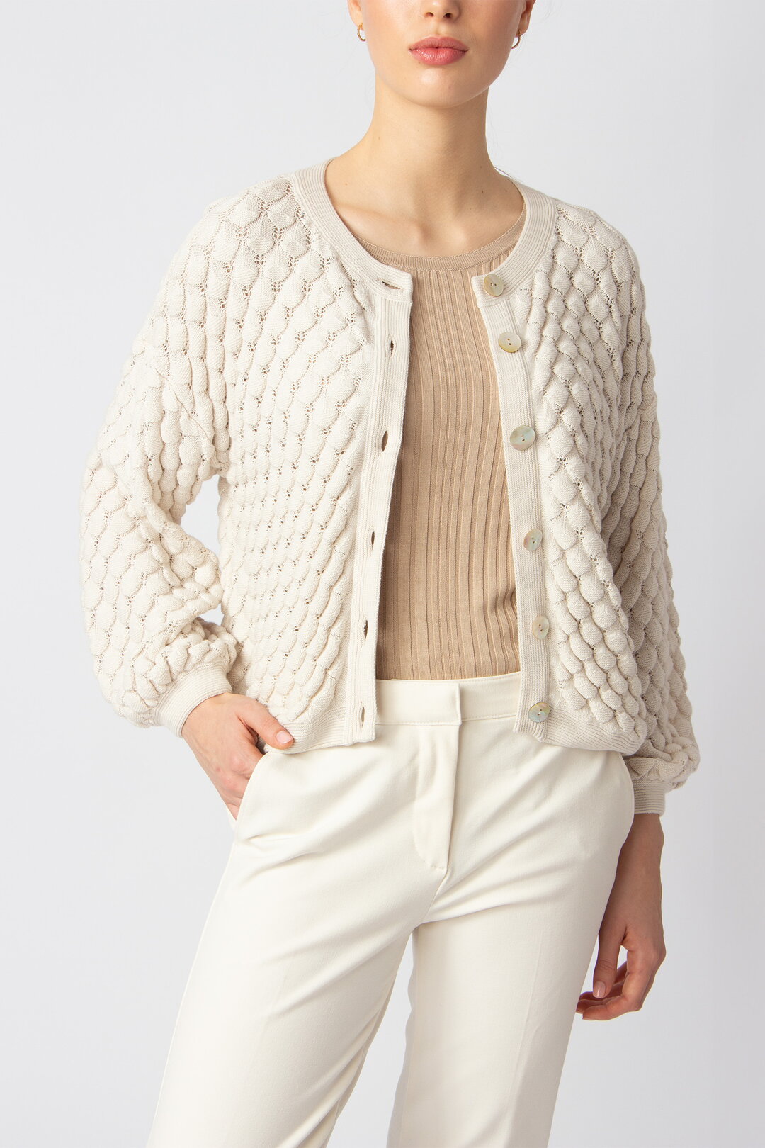 Solid Cardigan, Structure Pattern