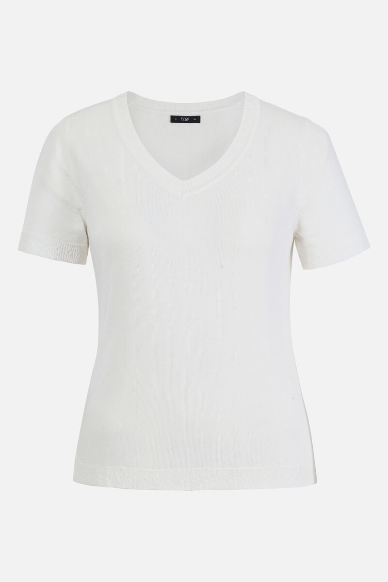 Pullover mit V-Ausschnitt