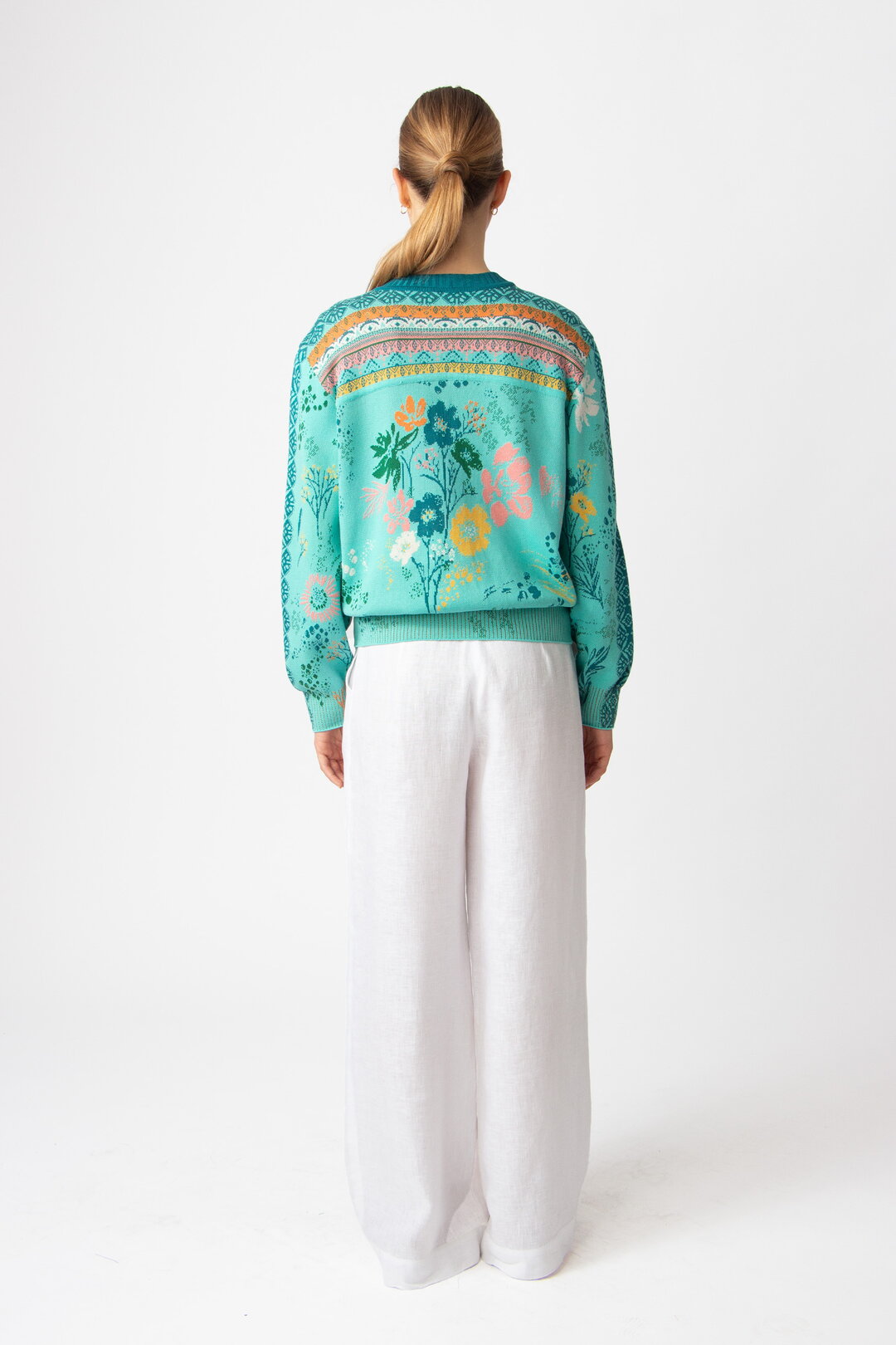 Jacquard Bomber Jacket, Floral Pattern