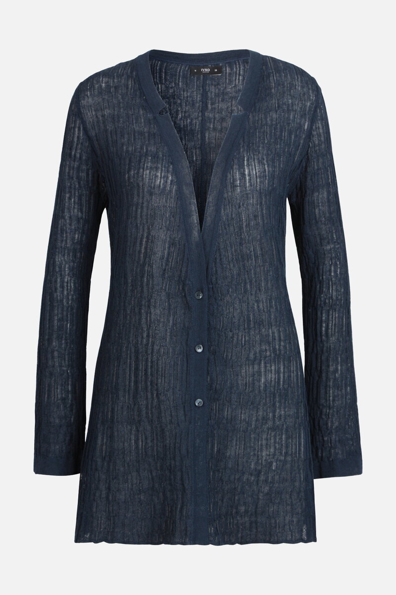 Lange Strickjacke, Struktur Motiv