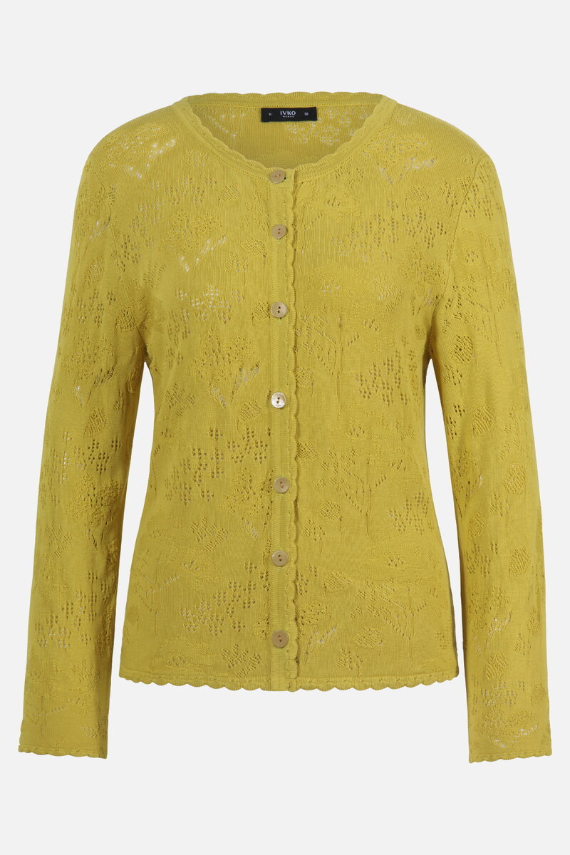 Cardigan O-Neck, Structure Pattern