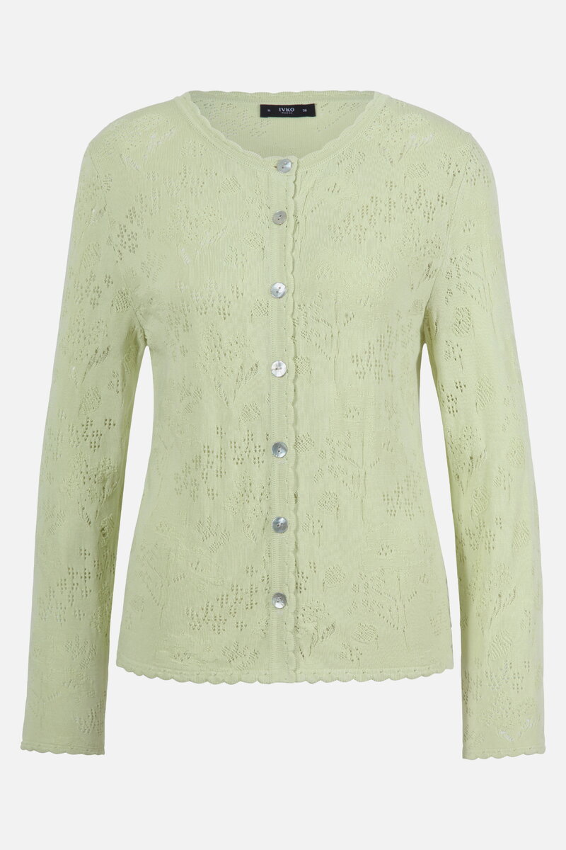 Cardigan O-Neck, Structure Pattern