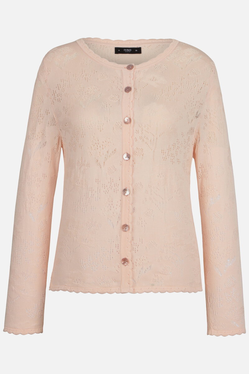 Cardigan O-Neck, Structure Pattern