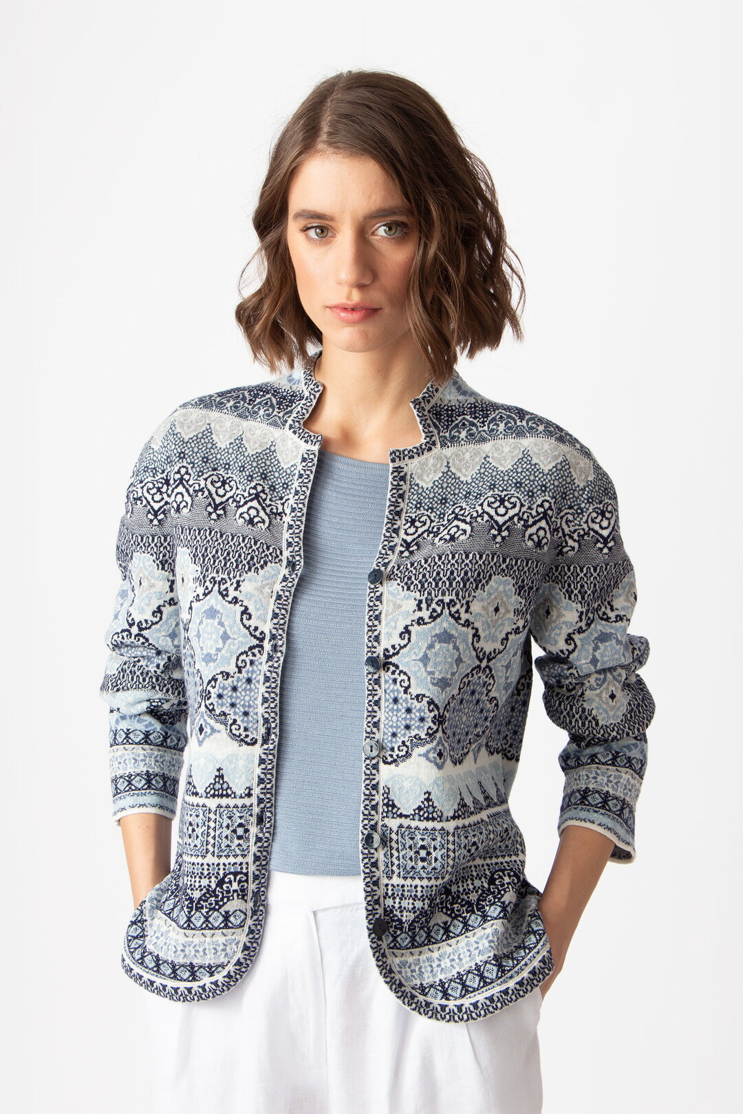 Jacquard Jacket, Morocco Pattern