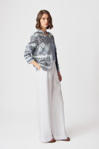 Jacquard Jacket, Morocco Pattern