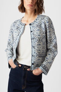 Jacket O-Neck, Morocco Pattern