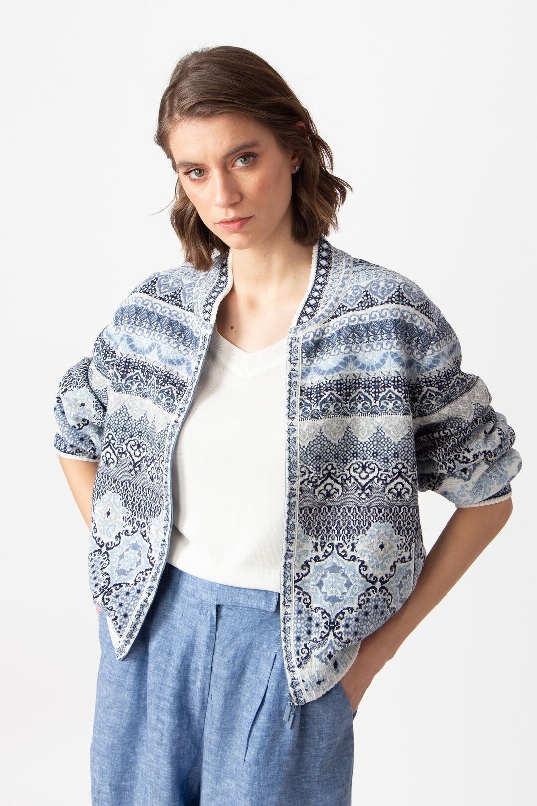 Bomber Jacket, Morocco Pattern