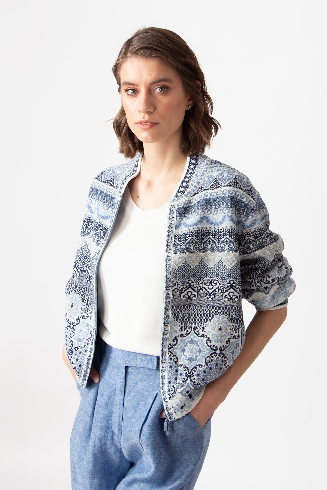 Bomber Jacket, Morocco Pattern