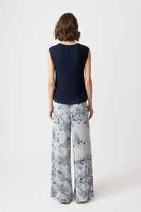 Jacquard Pants, Garden Nostalgic Pattern