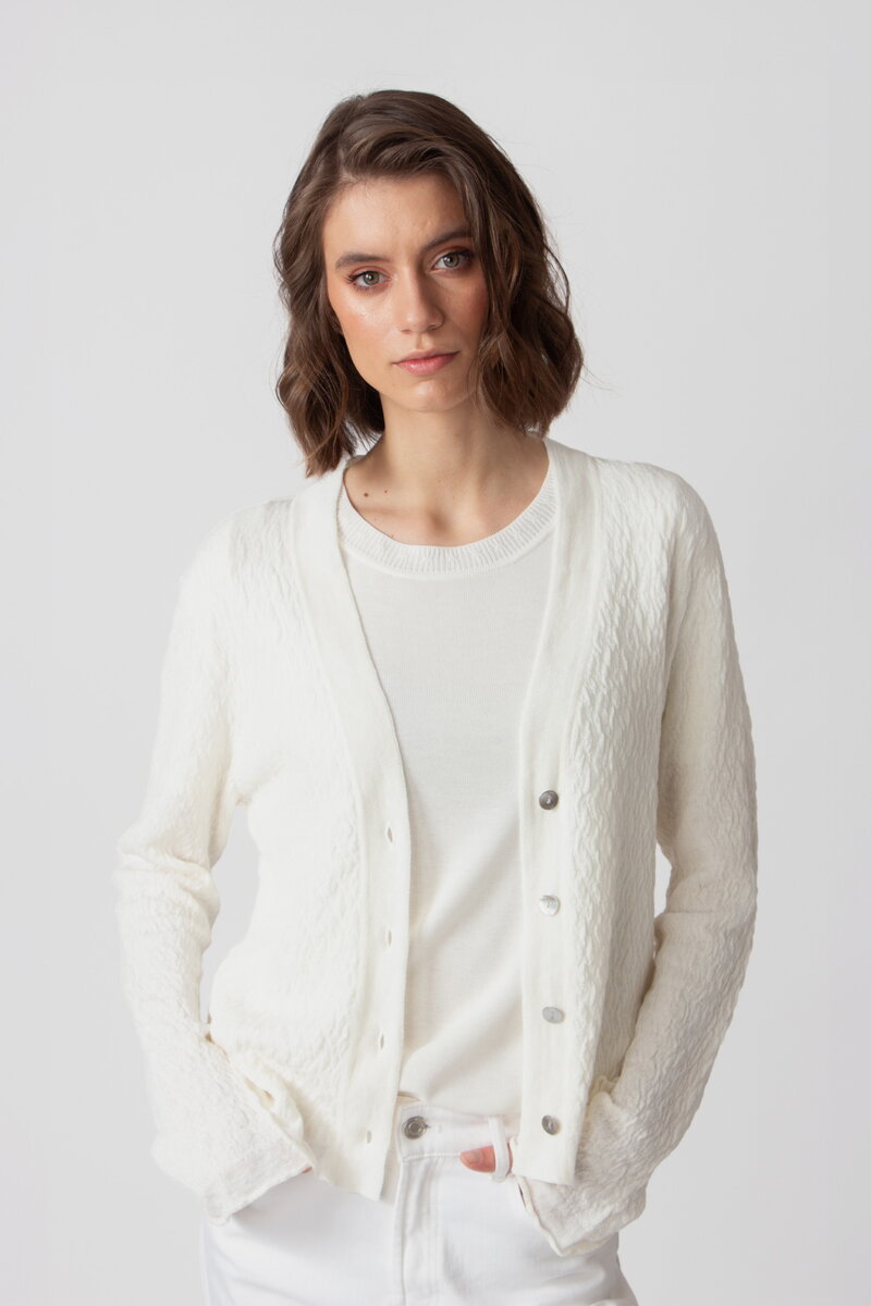 Cardigan V-Neck, Structure Pattern