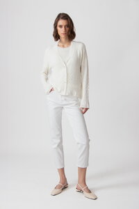 Cardigan V-Neck, Structure Pattern