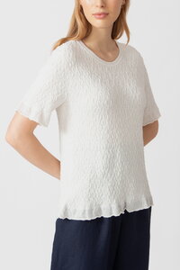 O-Neck Pullover, Structure Pattern