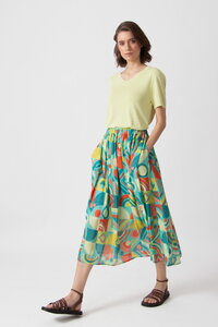 Printed Midi Skirt, Mix&Match Motif