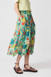 Printed Midi Skirt, Mix&Match Motif