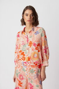 Printed Shirt, Floral Motif