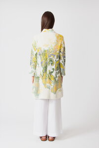 Jacquard Coat, Terrain Pattern