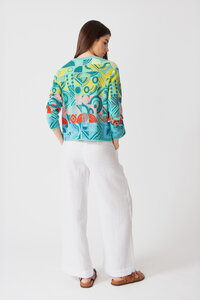 Jacket O-Neck, Mix&Match Pattern