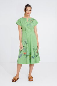 Poplin  Embroidery Dress