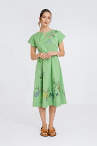 Poplin  Embroidery Dress