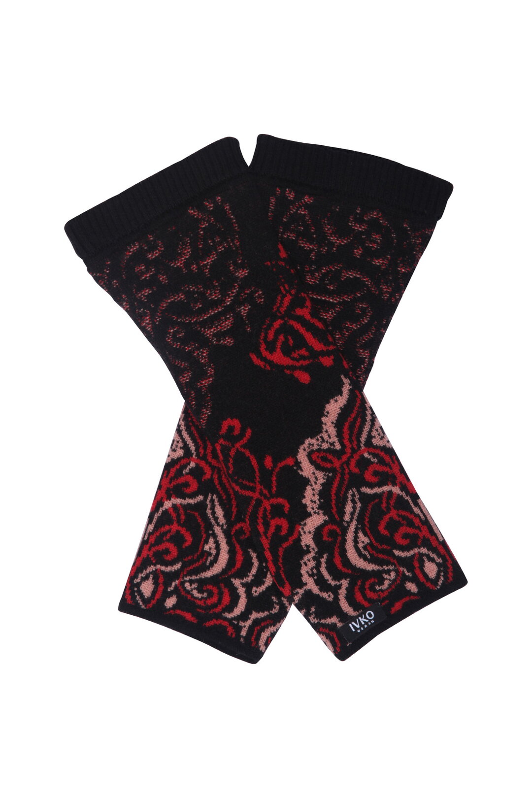 Jacquard-Pulswärmer, Ornament Muster